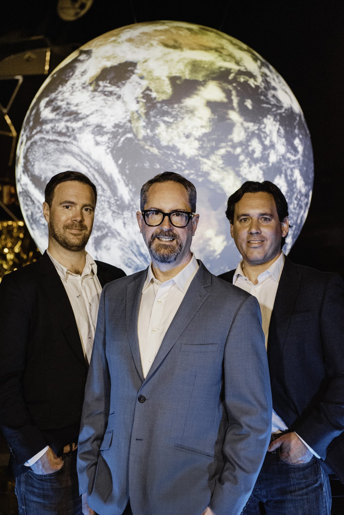 Three men of Seraphim Capital at the Science Museum, London.